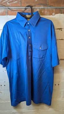 Camiseta Vintage Cross Creek Azul Grande, Anos 80, Feita Nos EUA, 100% Algodão - Imagem 1 de 4