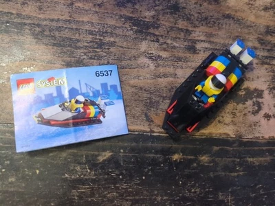 VTG 1994 Lego System 6537 Hydro Racer With Instructions Boat Minifig - Image 1 of 3