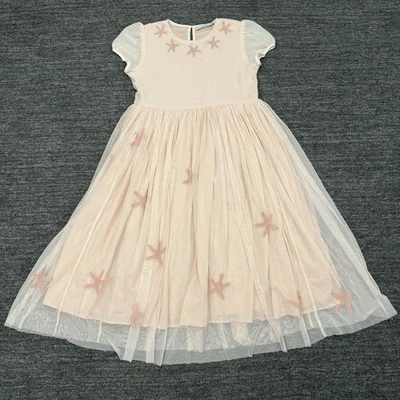 Stella Mccartney Maria Starfish Dress Youth 12 Pink Patched Tulle Ballet Beach - Image 1 of 4