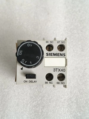 SIEMENS 3TX4092-0A PNEUMATIC TIMER 0.1-30 ON DELAY FREE FAST - Image 1 of 4