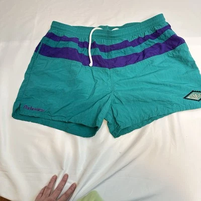 VTG BUDWEISER Jantzen 90s Swim Trunks Adult Large Mens Shorts - Image 1 of 4