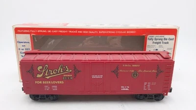 Lionel 6-9807 O Gauge Stroh‘s Bohemian Beer Reefer Car #9807 EX/Box - Image 1 of 4