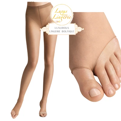 Medias para sandalias Luxe 9 Toeless de Wolford naturales sin puntera Foto 1 de 3