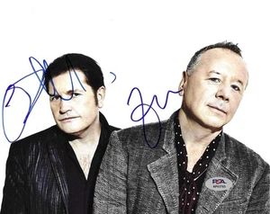 Charlie Burchill & Jim Kerr Simple Minds signiertes Autogramm 8 x 10 Foto PSA DNA #3 - Bild 1 von 1