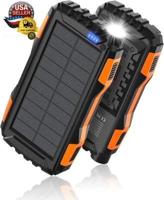 Power-Bank-Solar-Charger - 42800Mah Portable Charger,Solar Power Bank,External B - Image 1 of 4