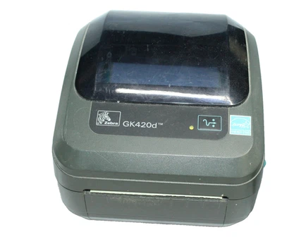 Stampante Scontrini etichette Zebra GK420D usb LAN foto reale - Immagine 1 di 3