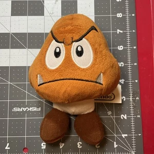 World of Nintendo Goomba All Star Plush 6" Super Mario Bros Jakks - Picture 1 of 5