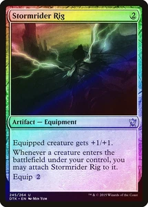 Stormrider Rig FOIL Dragons of Tarkir NM Artifact Uncommon MAGIC CARD ABUGames - Picture 1 of 1