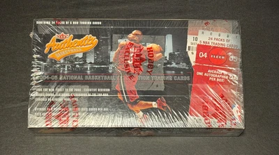 2004/05 FLEER AUTHENTIX NBA BASKETBALL HOBBY BOX 24 PACKS NEW SEALED - Image 1 of 2