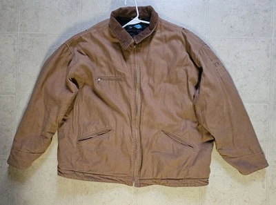 Abrigo Chaqueta de Trabajo Tri-Mountain Heavy Duck Lona Forrada para Hombres Talla 3XL Ropa de Trabajo Foto 1 de 4