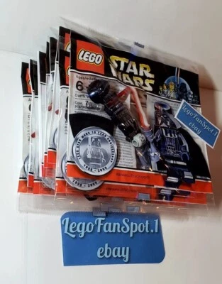 LEGO Chrome Darth Vader Star Wars 10th Anniversary Edition Polybag 4547551 - Image 1 of 3