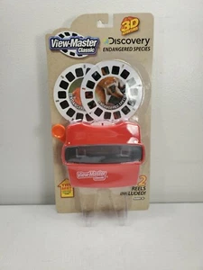 Basic Fun View Master Classic Viewer with Reels Discovery Endangered Species NEW - Picture 1 of 2