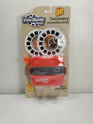 Basic Fun View Master Classic Viewer with Reels Discovery Endangered Species NEW - Image 1 of 2