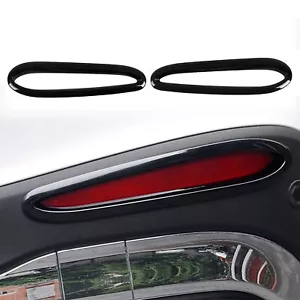 for Benz GLC300 2023-2025 Rear Fog Light Frame Decorative Cover (Glossy Black) - Picture 1 of 7