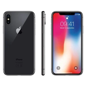 New Boxed Apple Grey iPhone X 64GB Unlocked Smartphone 100% Battery Health A+++ - Afbeelding 1 van 1