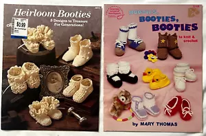 Heirloom Baby Booties & Booites to Knit or Crochet Knitting Patterns Books - Picture 1 of 2