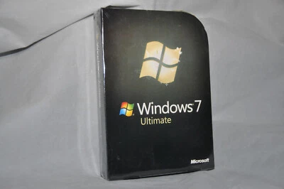 Microsoft Windows 7 Ultimate SKU-GLC-00181 Full Retail Sealed Box 32&64-bit DVD - Image 1 of 4