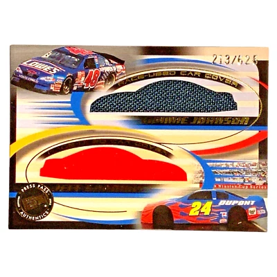 2002 Eclipse Racing Dual-Car Covers #DC-2 JIMMIE JOHNSON & JEFF GORDON 213/625 - Image 1 of 2