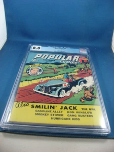 POPULAR COMICS 81 CGC 8.0 STOVER DELL 1942 - Imagen 1 de 2