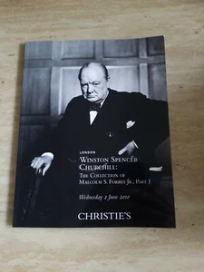 CHRISTIE'S Winston Spencer Churchill Forbes Collection Part 1 Auction Catalog 10 - Imagen 1 de 2