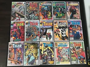 LOTE THE MIGHTY THOR JOURNEY INTO MYSTERY V.1 & 2 EN MUY BUEN ESTADO/CASI NUEVO 15 NÚMEROS MARVEL COMICS - Imagen 1 de 3