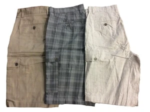 Calvin Klein Herren Lifestyle Freizeit Cargo kurze flache Vorderseite, Größe 30W - Bild 1 von 14