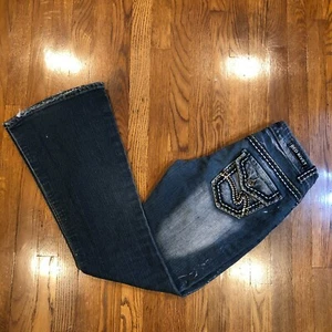 Red Rivet Jeans Sz 7 Womens Casual Modern Denim Pants READ DESCRIPTION - Picture 1 of 12