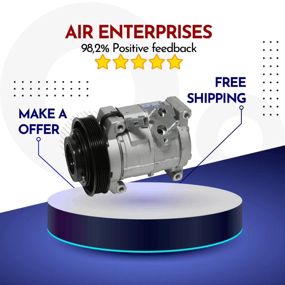Compresor aire acondicionado adecuado Chrysler Voyager 2001-2003, Dodge Caravan 2001-2007 Foto 1 de 1