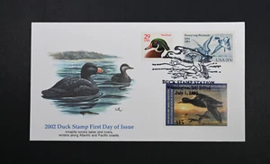 USA FDC Scott # RW69 Duck Stamps VF Cover Fleetwood Cachet July 1 2002 - Picture 1 of 2