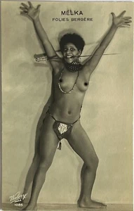 Foto antigua glamour arte desnudo erótico arriesgado, Melka, valera, 13,5x8,5 cm (O1) - Imagen 1 de 1