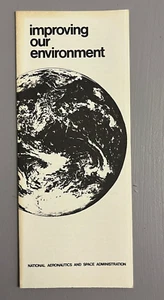 NASA Space Program Brochure Pamphlet Improving Our Environment 1970's - Picture 1 of 4
