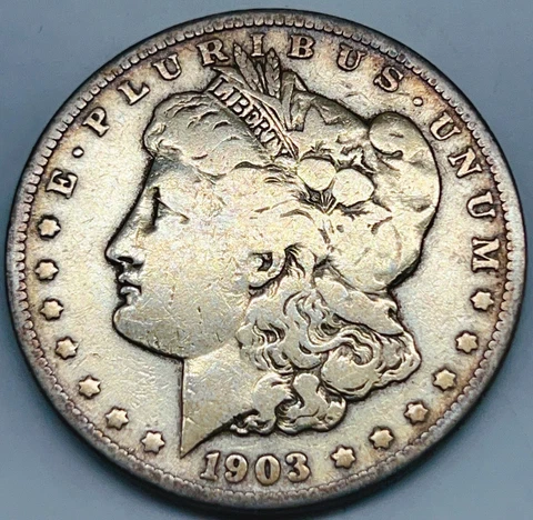 1903-S Micro S F Details Morgan Silver Dollar RD 507 Cover