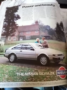 Ot9 Ephemera 1985 advert Nissan silvia zx  - Picture 1 of 1