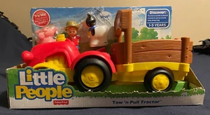 Fisher Price Little People Tow 'n Pull Tractor - NIP - Picture 1 of 6
