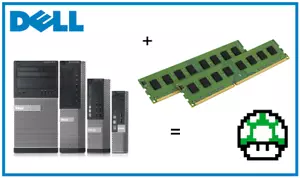 16 GB – 2 x 8 GB Arbeitsspeicher RAM Upgrade Dell OptiPlex 790 Desktop Minitower USFF/SFF PC - Bild 1 von 1