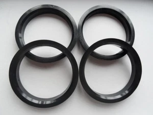 A set of 4pcs Plastic HUB CENTRIC HUBCENTRIC RING RINGS ID 72.56mm to OD 87.1mm - Picture 1 of 1