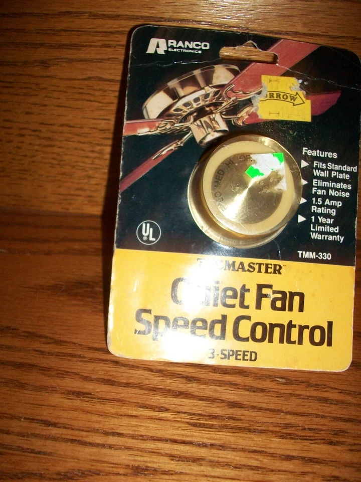 Control de velocidad del ventilador silencioso de 3 velocidades - NIP - Se envía GRATIS Foto 1 de 1