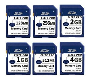 SD Card 128MB 256MB 512MB 1GB 2GB SD Card Secure Digital Flash Memory Card
