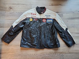 Giacca in pelle Dale Earnhardt Sr #3 Chase Authentics Wilsons GoodWrench XXL 2XL - Foto 1 di 6