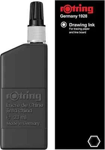 Rotring Isograph Technical Drawing Pen, Liquid Ink, 23 Ml, Black 2 PACK - Picture 1 of 4