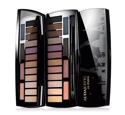 Lancome AudaCity in Paris 16 Eyeshadow Palette & Brush Volcano, Clock Strikes 12 - Image 1 of 4