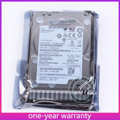 872479-B21 HPE 876938-002 872737-001 1.2TB 12G SAS 10K 2.5 SC ENT HDD - Image 1 of 4