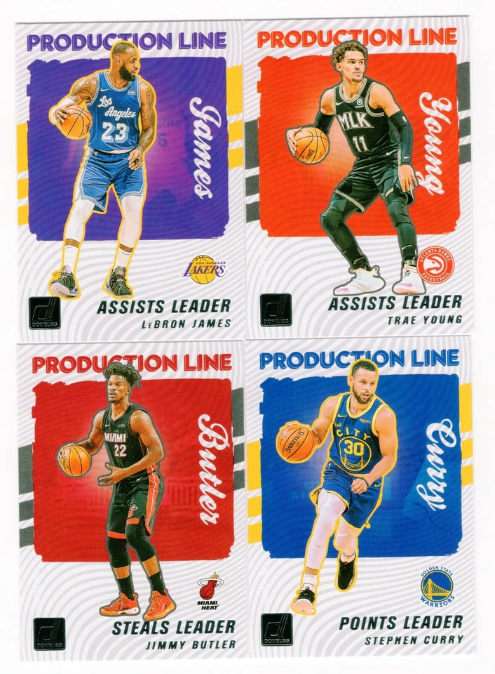 2021-22 Donruss Basketball PRODUCTION LINE Insert - Complete Your Set ~ You Pick - Image 1 of 1