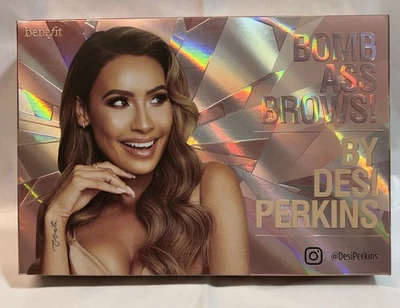 BENEFIT COSMETICS Bomb Ass Brows! By Desi Perkins Set, MEDIUM NEUTRAL, NIB - Image 1 of 3