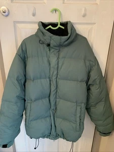 vtg 2000 y2k GAP fleece lined down insulated puffer jacket Large - Picture 1 of 12