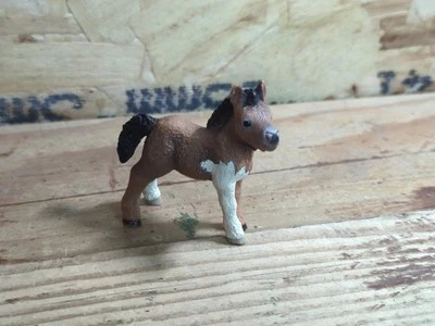 Schleich 13752 Shetland Pony foal Farm Life Animal Figure Toy Figurine Retired - Image 1 of 4
