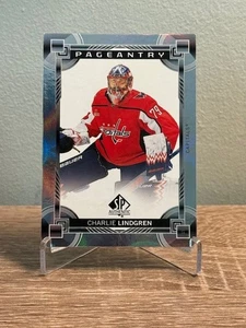 2024-25 Upper Deck SP Authentic Pageantry Charlie Lindgren #P-36 Capitals - Picture 1 of 2