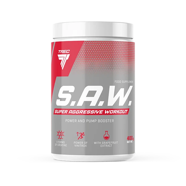 TREC® S.A.W STRONG Hardcore Pre Workout Booster 400g + extra BONUS - Bild 1 von 1