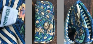 VINTAGE VERA BRADLEY NICHT MEHR PRODUZIERT TIERREICH BLAUE BRILLE SONNENBRILLE ETUI EUC sauber - Bild 1 von 6