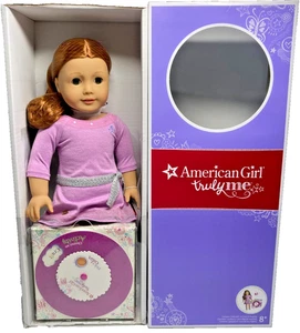 American Girl Truly Me 61 bambola 18” RITIRATA capelli rossi occhi verdi vestito lilla chiaro - Foto 1 di 8